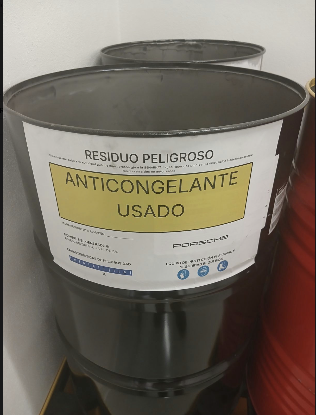 Etiquetado de contenedores